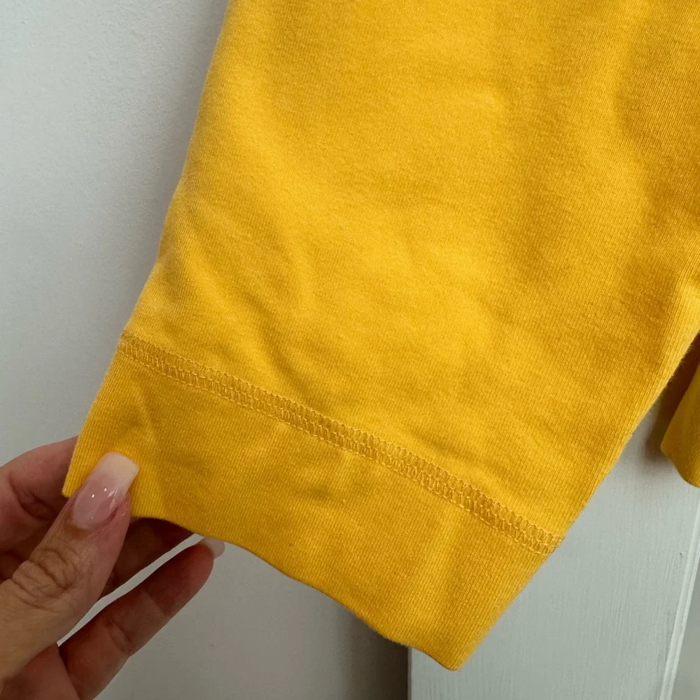 T by Talbots Canary Yellow Full Zip Front Medium Weight Jacket Size Large NWOT